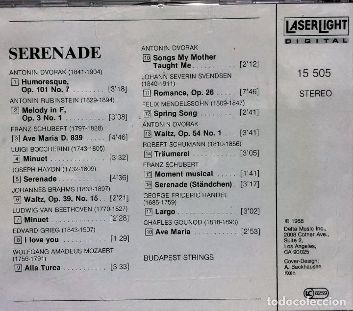CDs de m&uacute;sica: Budapest Strings &ndash; Serenade - CD, Compilation, Stereo - Foto 3