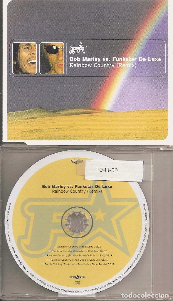 BOB MARLEY VS. FUNKSTAR DE LUXE - RAINBOW COUNTRY (FOUR VERSIONS) (CDSINGLE CAJA, EDEL 1999) (Música - CD's Reggae)