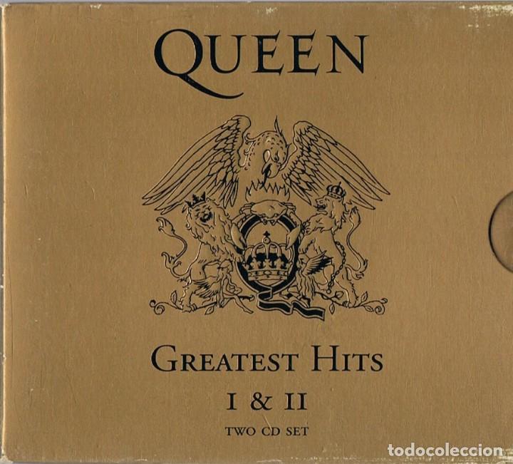 CDs de m&uacute;sica: QUEEN &uml; GREATEST HITS I & II&uml; - Foto 1