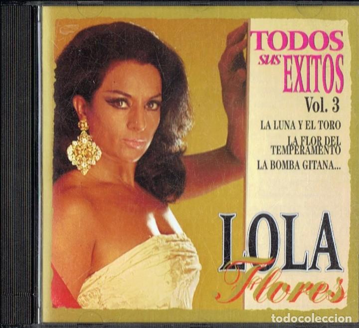 CDs de m&uacute;sica: LOLA FLORES TODOS SUS EXITOS VOL. 3 - Foto 1