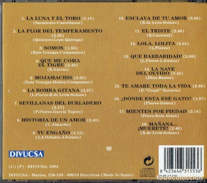 CDs de m&uacute;sica: LOLA FLORES TODOS SUS EXITOS VOL. 3 - Foto 2