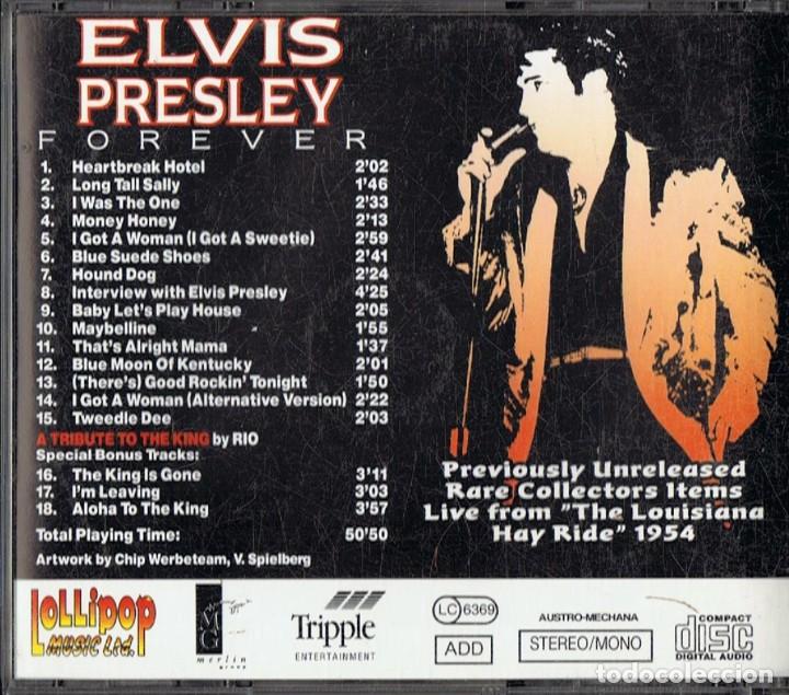 CDs de m&uacute;sica: ELVIS PRESLEY &uml;FOREVER&uml; - Foto 2