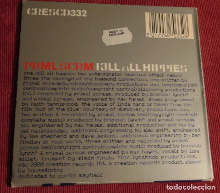 CDs de m&uacute;sica: PRIMAL SCREAM &ndash; Kill All Hippies - CDSINGLE 3 TEMAS - 2000 - Foto 2