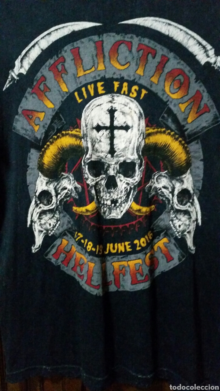 CDs de m&uacute;sica: Affliction U.S.A Camiseta Dise&ntilde;o Exclusivo HellFest 2016