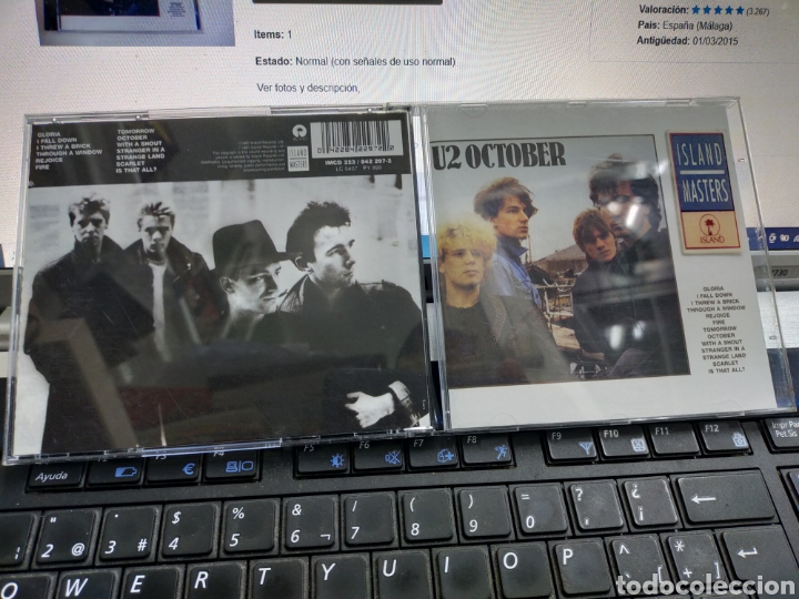 CDs de m&uacute;sica: U2 CD october - Foto 1