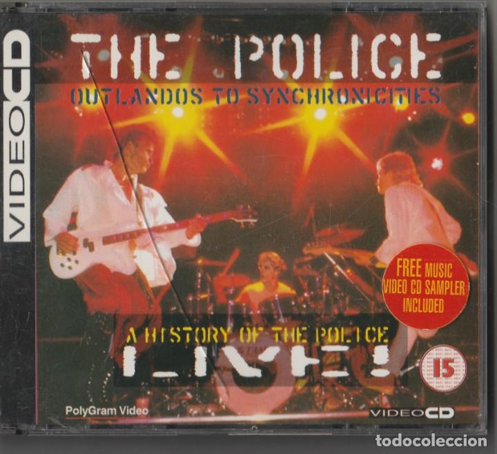 CD THE POLICE - OUTLANDOS TO SYNCHRONICITIES - 2 X VCD + VCD - COMO NUEVO (Música - CD's Rock)