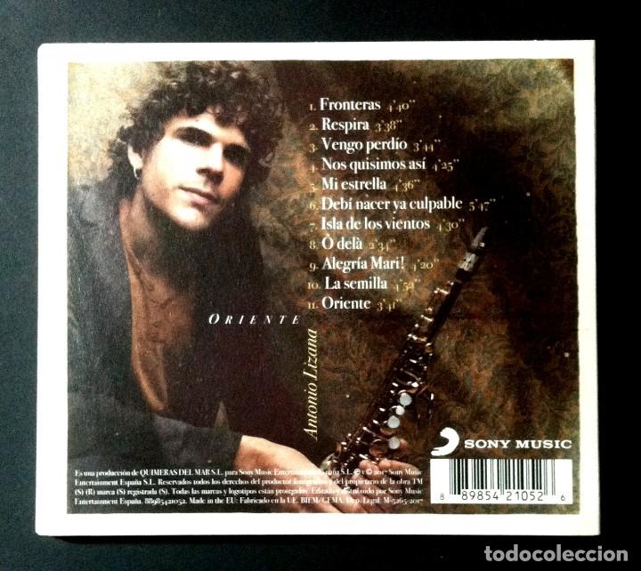 CDs de m&uacute;sica: ANTONIO LIZANA - Oriente - CD 2017 - SONY - Foto 2