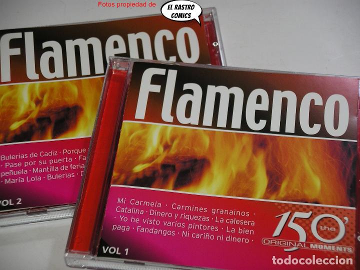Music CDs: Flamenco 150' Original Moments, doble, 2 CD, Vol 1 + Vol 2, Naimara 2003, excelente estado