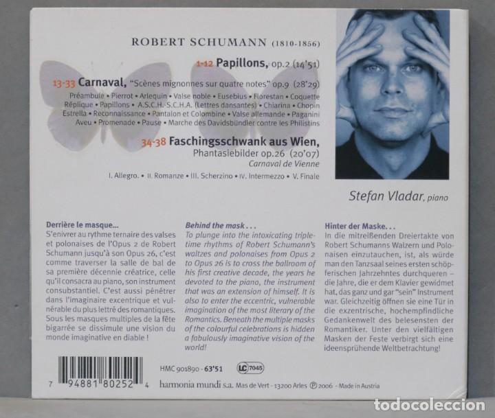 CDs de m&uacute;sica: CD. Robert SCHUMANN Carnaval. Papillons Stefan VLADAR - Foto 2