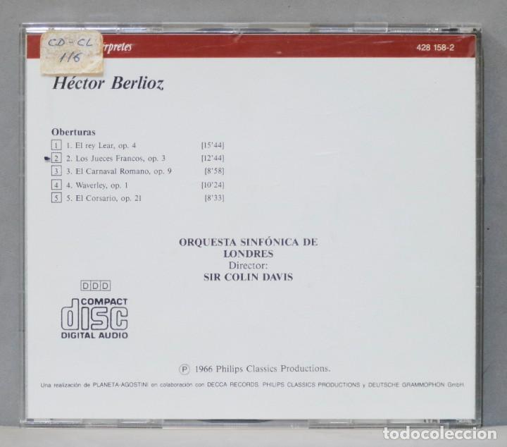 CDs de m&uacute;sica: CD. OBERTURAS. BERLIOZ. DAVIS - Foto 2