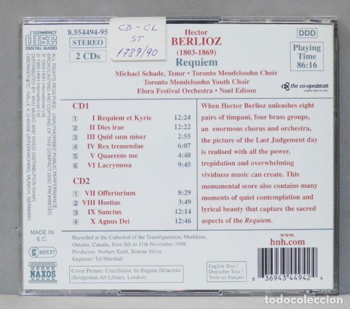 CDs de m&uacute;sica: 2 CD. Edison. Requiem. BERLIOZ - Foto 2