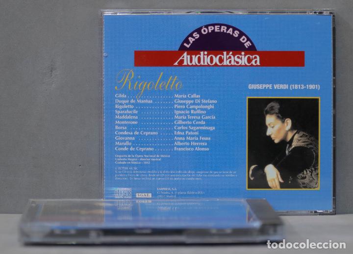 CDs de m&uacute;sica: 2 CD. RIGOLETTO. VERDI. AUDIOCLASICA - Foto 4