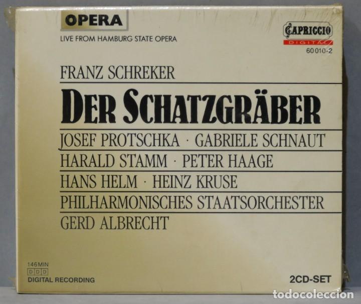 Musik-CDs: 2 CD. Albrecht. Der Schatzgr&auml;ber. Schreker. PRECINTADO