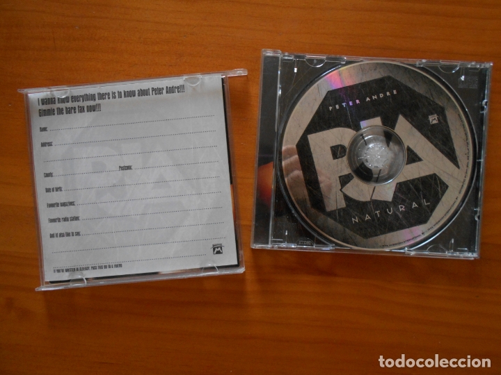 CDs de m&uacute;sica: CD PETER ANDRE - NATURAL - LEER DESCRIPCION (E6) - Foto 2