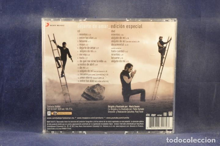 CDs de Música: CAMILA - DEJARTE DE AMAR EDICION ESPECIAL - CD + DVD - Foto 2 - 303862658