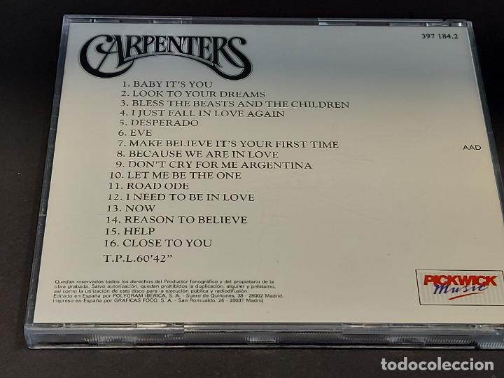 CDs de Música: CARPENTERS / TREASURES / CD - AM RECORDS - 397 184.2 / 16 TEMAS / IMPECABLE. - Foto 3 - 303867728