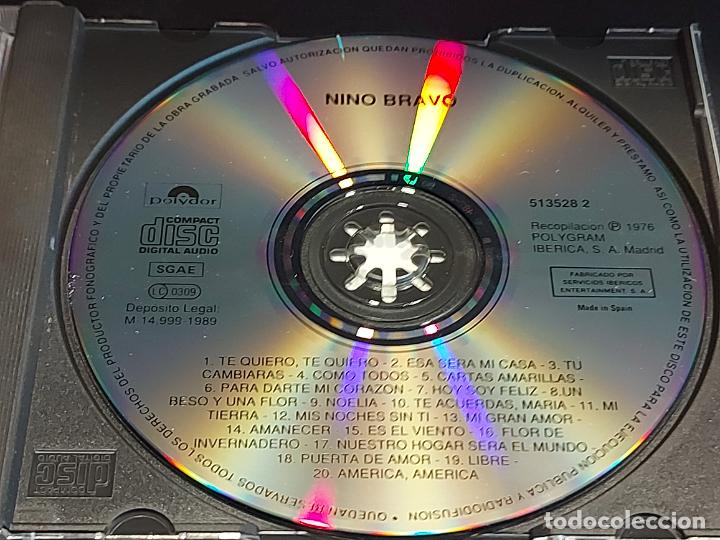 CDs de Música: NINO BRAVO / MISMO TÍTULO / CD - POLYDOR - 513 528-2 / 20 TEMAS / IMPECABLE. - Foto 2 - 303869133