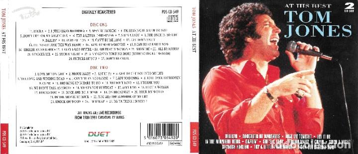 CDs de m&uacute;sica: TOM JONES - AT HIS BEST - DOBLE CD - Foto 1