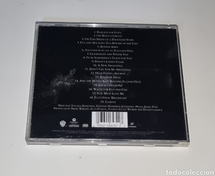 CDs de m&uacute;sica: BSO / CD / EVITA - Foto 3