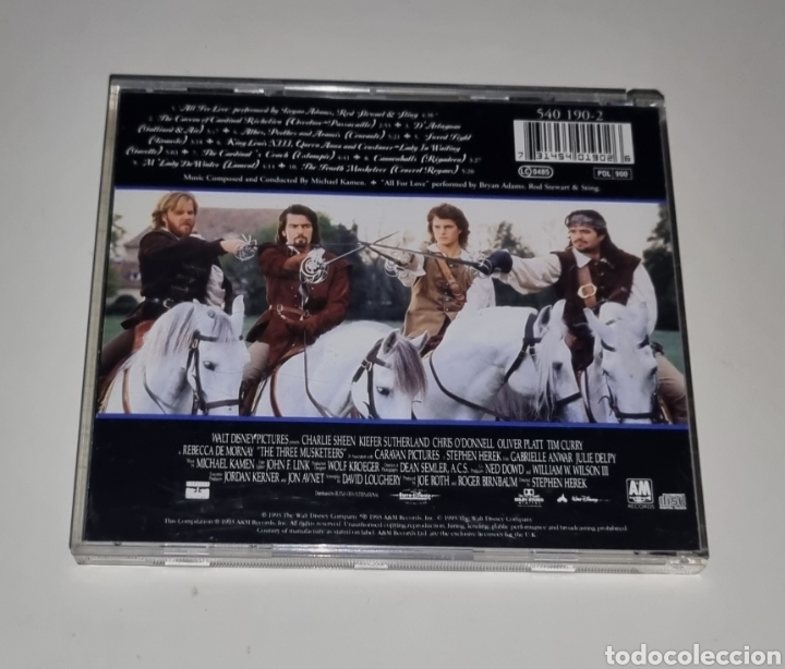 CDs de m&uacute;sica: BSO / CD / THE THREE MUSKETEERS - Foto 3