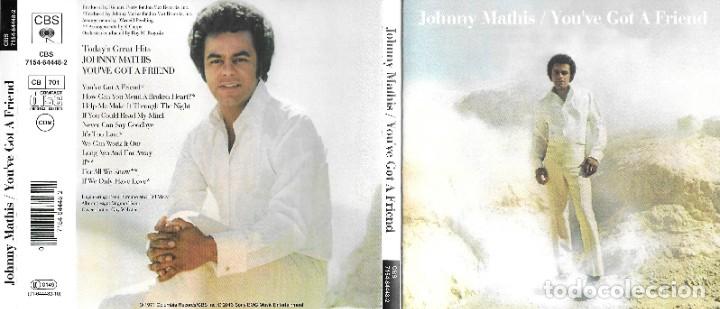 CDs de m&uacute;sica: JOHNNY MATHIS - YOUVE GOT A FRIEND - Foto 1