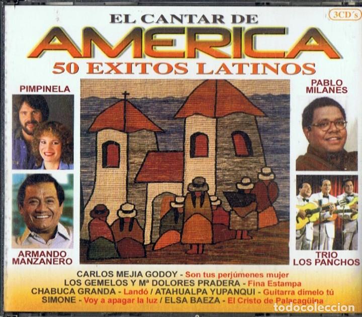 CDs de m&uacute;sica: EL CANTAR DE AMERICA 50 EXITOS LATINOS (3 CD) - Foto 1