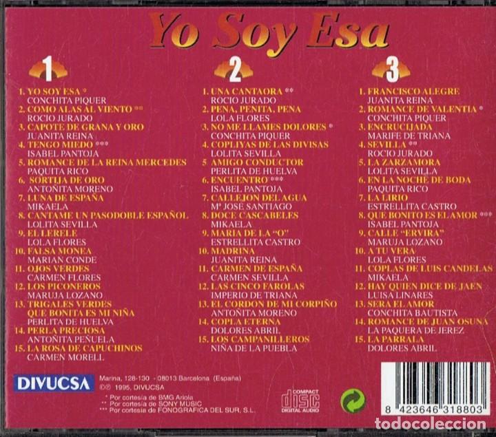 CDs de m&uacute;sica: YO SOY ESA (3 CD) - Foto 2