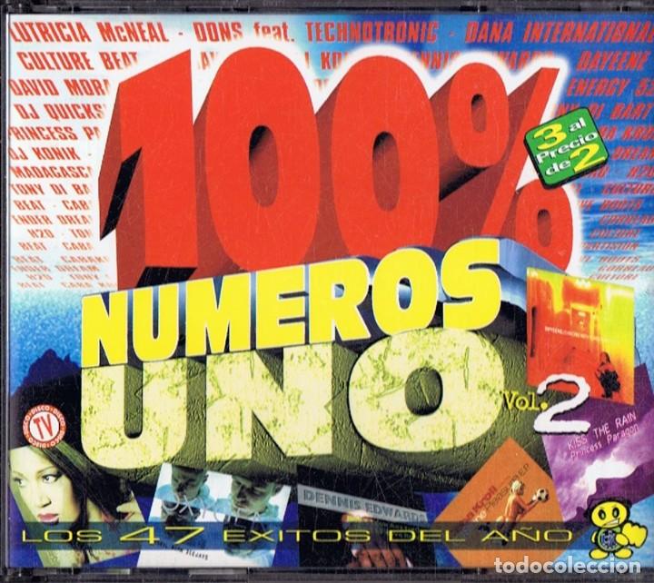 CDs de m&uacute;sica: 100% NUMEROS UNO VOL. 2 (3 CD) - Foto 1