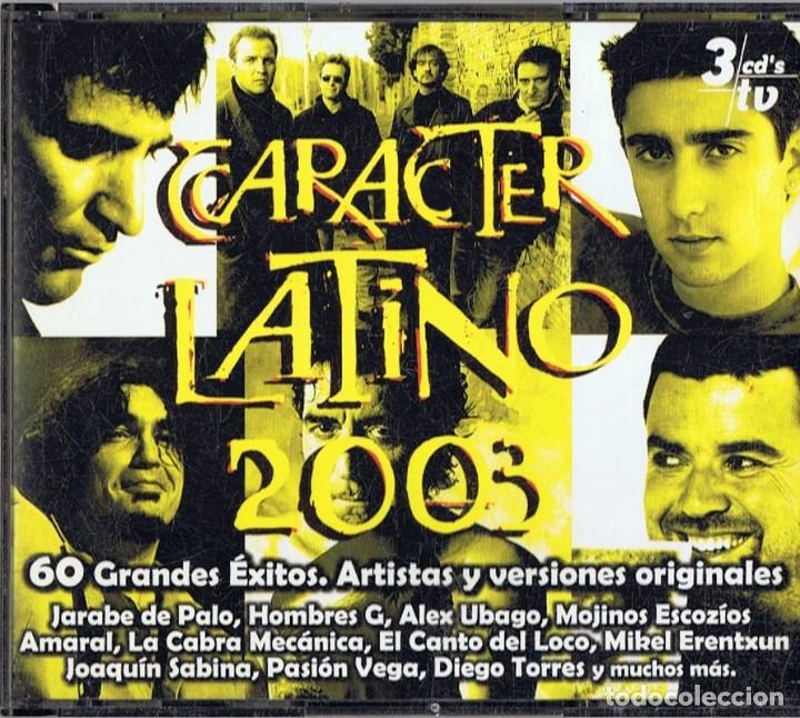 CDs de m&uacute;sica: CARACTER LATINO 2003 (3 CD) - Foto 1
