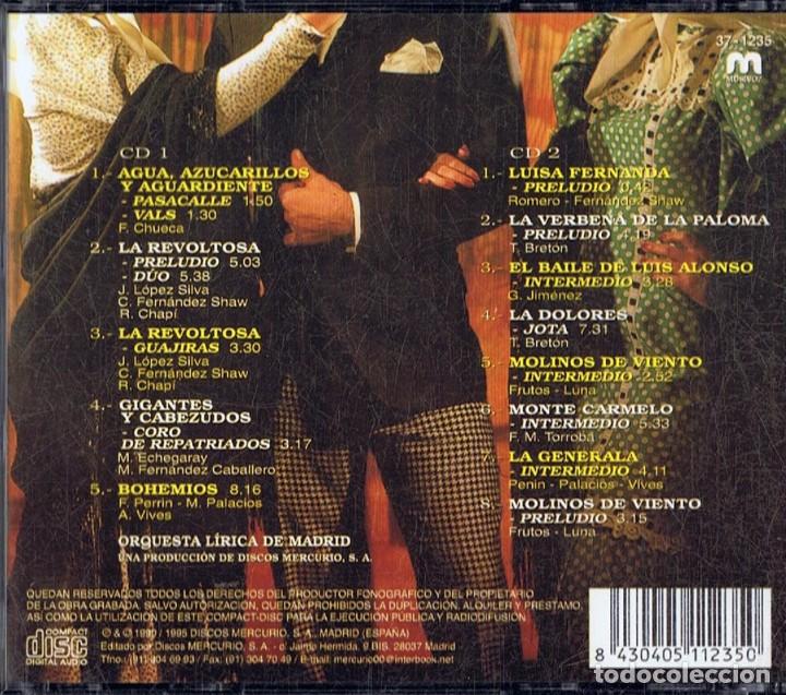 CDs de m&uacute;sica: NUESTRAS ZARZUELAS ( 2 CD) - Foto 2