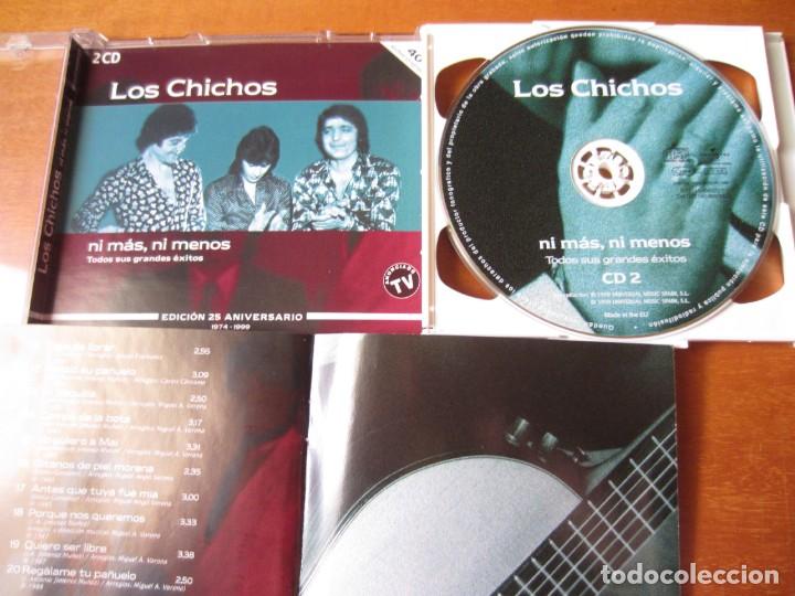CDs de Música: Los Chichos. Ni Mas ni Menos Todos sus Grandes Exitos (25 Aniversario) (2 CDs) - Foto 6 - 303890148