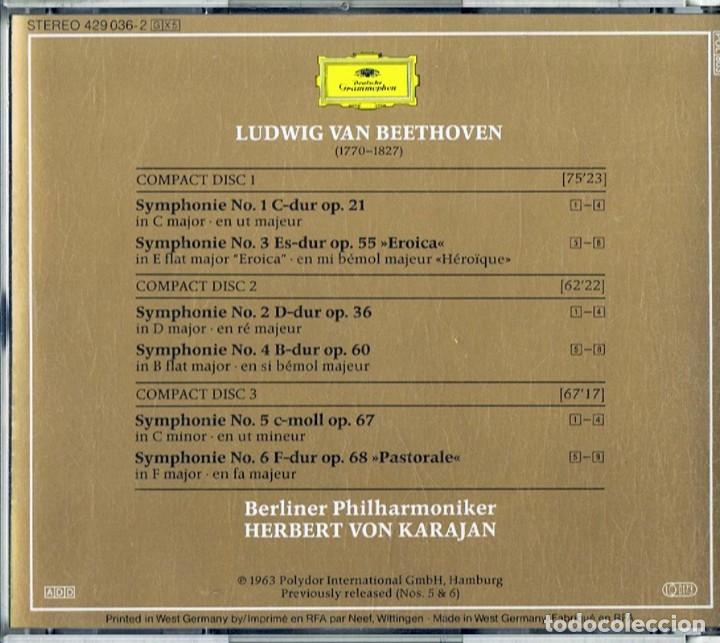 CDs de m&uacute;sica: BBETHOVEN KARAJAN 1 (3 CD) - Foto 2