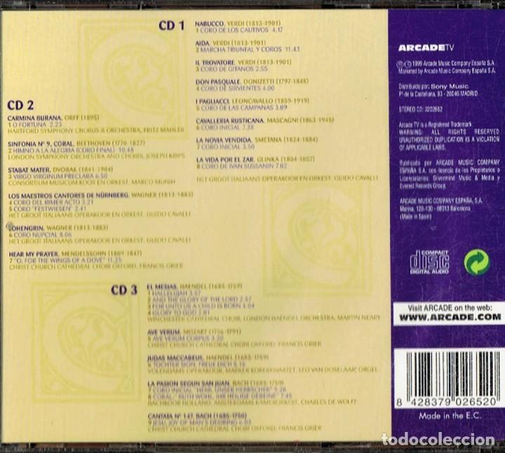 CDs de m&uacute;sica: LOS MEJORES COROS ( 3 CD) - Foto 2