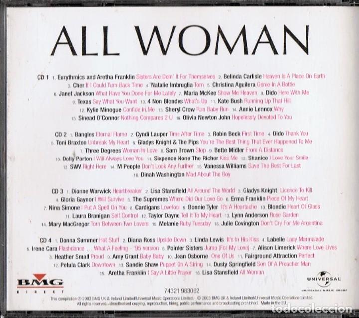 CDs de m&uacute;sica: ALL WOMAN (4 CD) - Foto 2