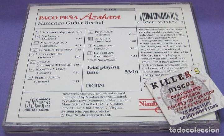 CDs de Música: Paco Peña - Azahara - CD - Foto 2 - 303911568