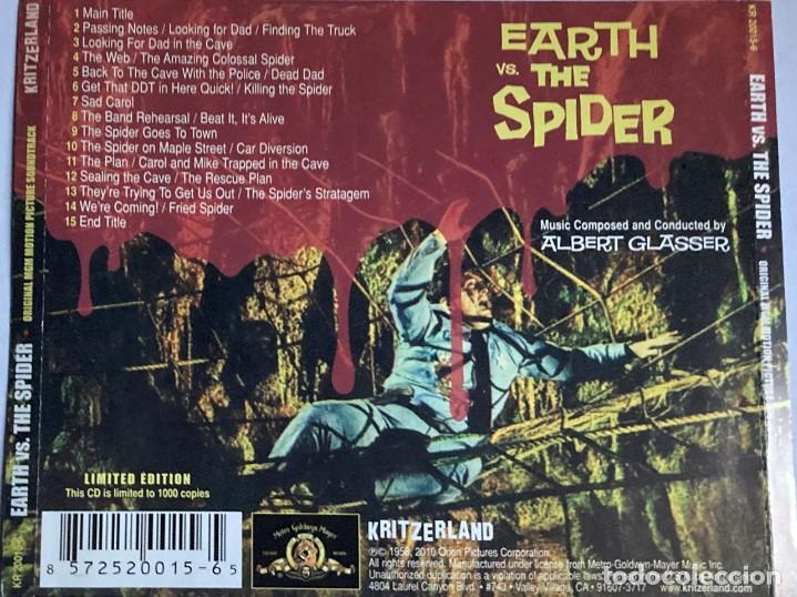 CDs de Música: EARTH VS. THE SPIDER / Albert Glasser CD BSO - KRITZERLAND - Foto 2 - 303979678