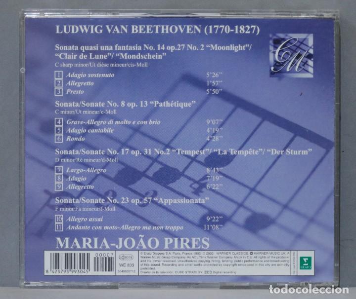 CDs de m&uacute;sica: CD. PIRES. BEETHOVEN. SONATAS PARA PIANO - Foto 2