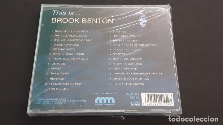 CDs de m&uacute;sica: CD PRECINTADO - THIS IS...BROOK BENTON - Foto 2