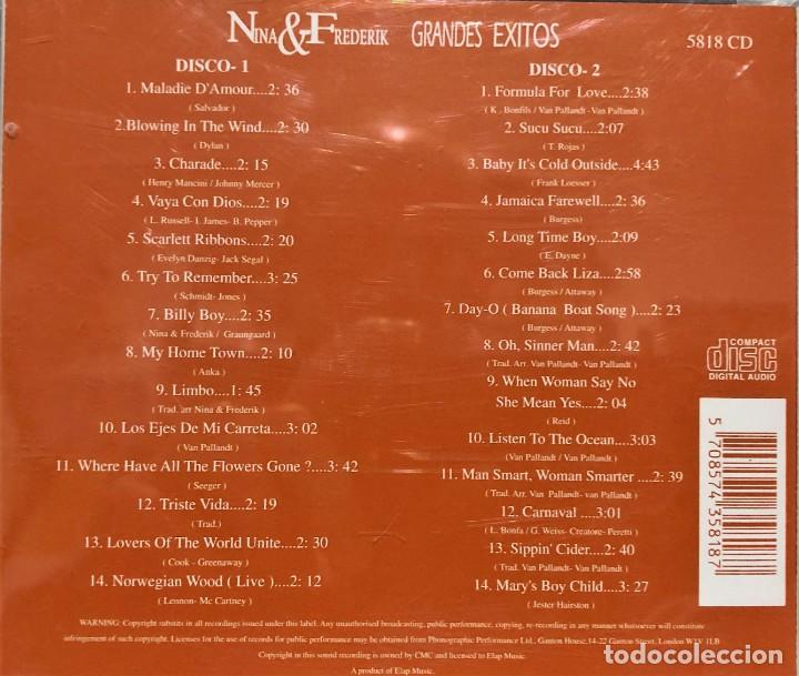 CDs de m&uacute;sica: Nina & Frederik &ndash; Grandes Exitos - 2 x CD, Compilation - Foto 4