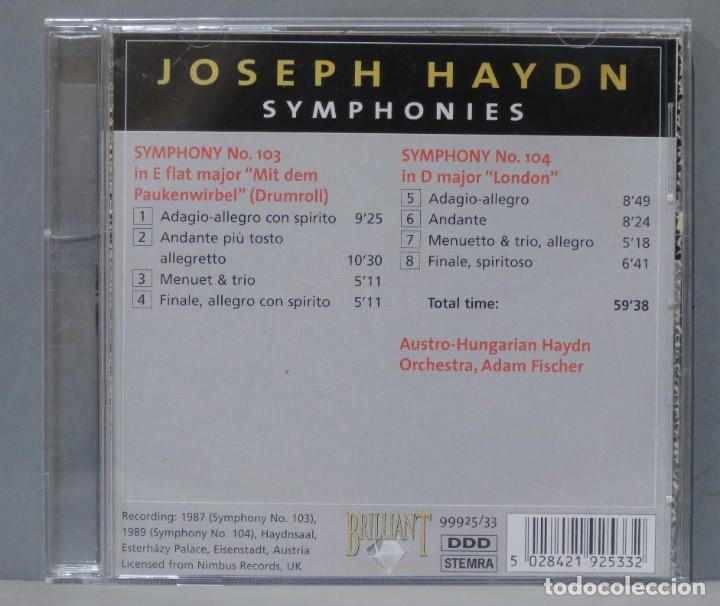 CDs de m&uacute;sica: CD. HAYDN. SYMPHONIES 103 104 - Foto 1