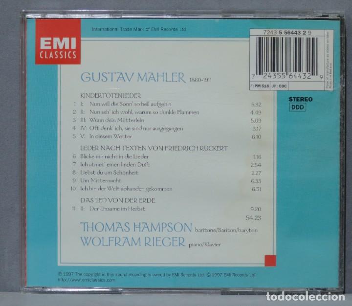 CDs de m&uacute;sica: CD. Mahler. Ruckert. LIEDER. HAMPSON - Foto 2