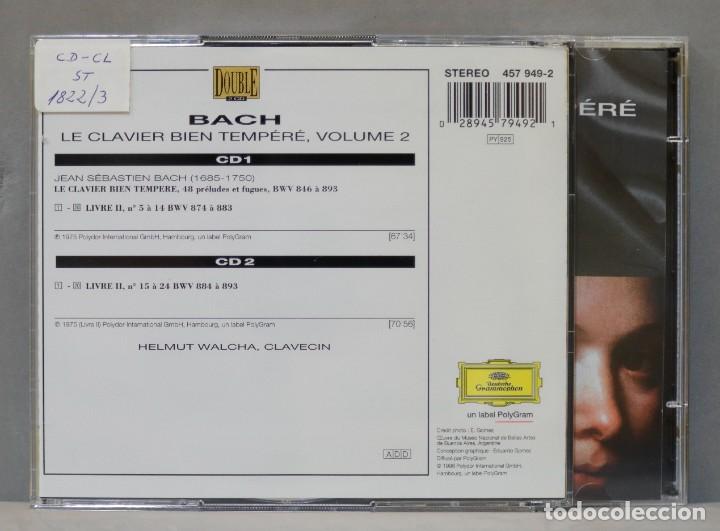 CDs de m&uacute;sica: 4 CD. LE CLAVIER BIEN TEMPERE. BACH. WALCHA - Foto 2
