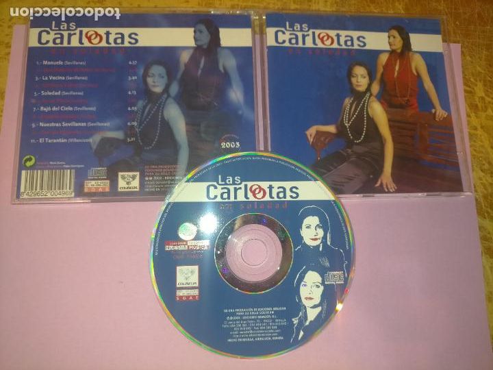 CDs de m&uacute;sica: CD dif&iacute;cil de conseguir las carlotas . T&iacute;tulo en soledad - Foto 1