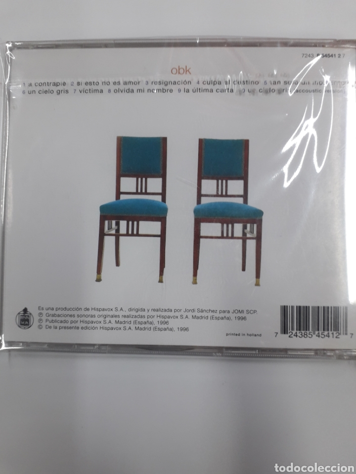 CDs de m&uacute;sica: OBK. Donde el coraz&oacute;n nos lleve. - Foto 2