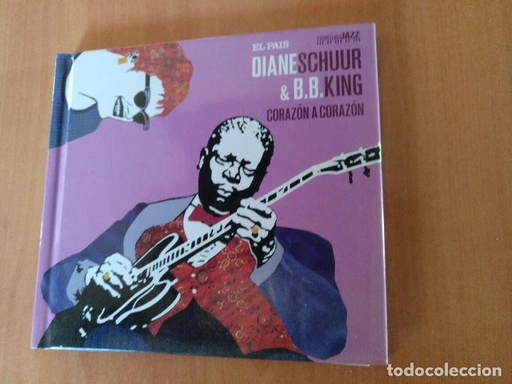 CDs de m&uacute;sica: CD LIbro - DIANE SCHUUR & B.B.KING CORAZON A CORAZON . NUEVO - Foto 1