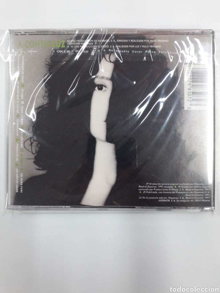 CDs de m&uacute;sica: LUZ. A contraluz. - Foto 2
