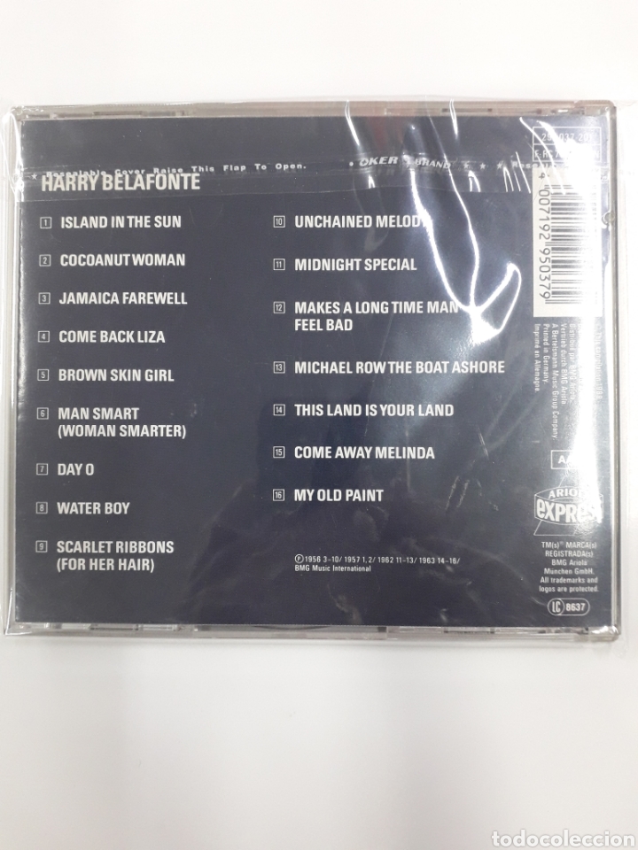CDs de m&uacute;sica: Harry Belafonte. - Foto 2