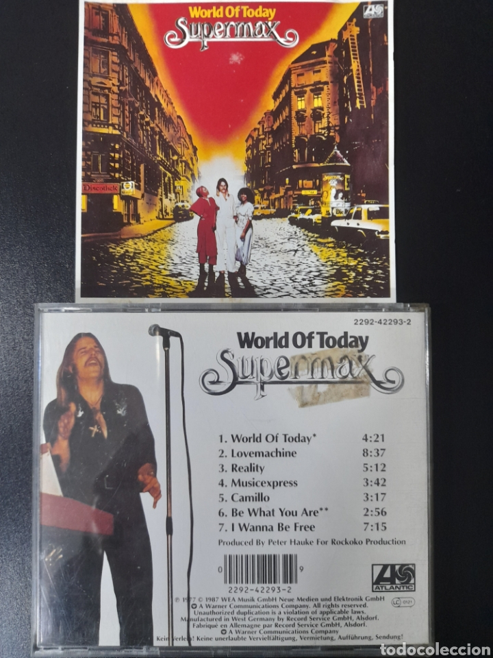 CDs de m&uacute;sica: SUPERMAX, WORLD OF TODAY - Foto 1