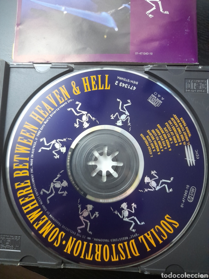 CDs de m&uacute;sica: SOCIAL DISTORTION, SOMEWHERE BETWEEN HEAVEN & HELL - Foto 4