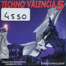 CDs de Música: TECHNO VALENCIA5 (CD SINGLE CARTON PROMO 1994). Lote 304530513